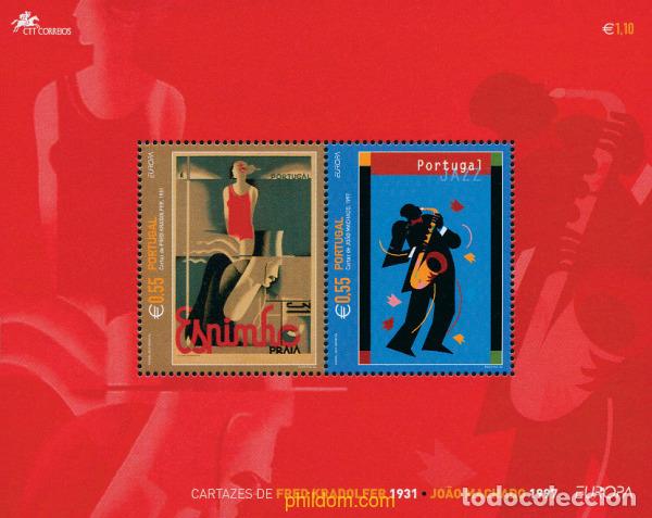 Sellos: 123749 MNH PORTUGAL 2003 EUROPA CEPT. ARTE DEL CARTEL