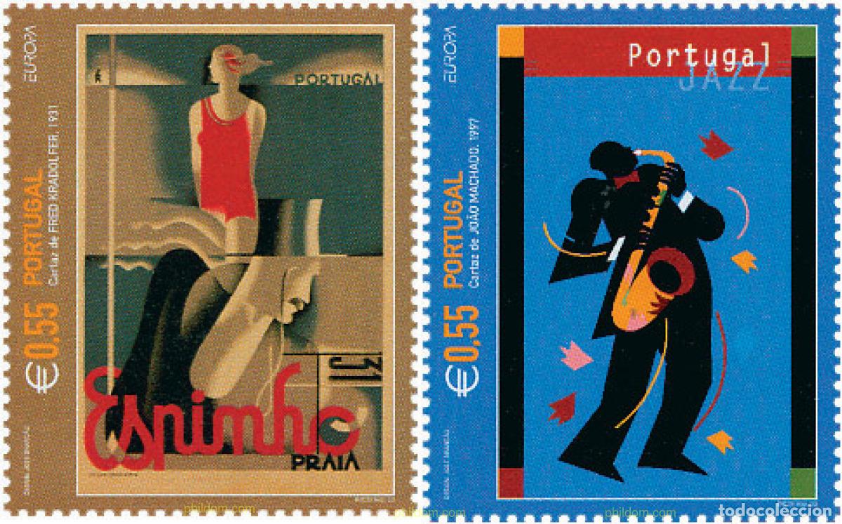 Sellos: 123747 MNH PORTUGAL 2003 EUROPA CEPT. ARTE DEL CARTEL