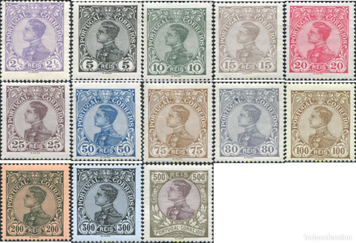 Sellos: 616168 HINGED PORTUGAL 1910 REY MANUEL II