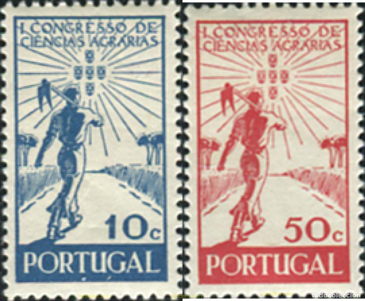 Timbres: 125297 MNH PORTUGAL 1943 1 CONGRESO DE CIENCIAS AGRARIAS, EN LISBOA