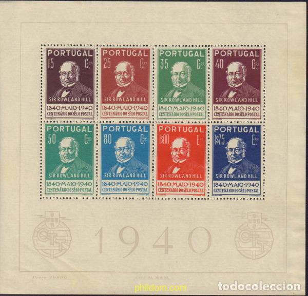 Timbres: 574313 HINGED PORTUGAL 1940 CENTENARIO DEL SELLO