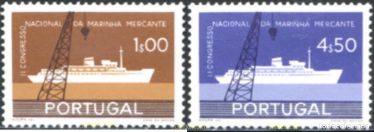Sellos: 125432 MNH PORTUGAL 1958 2 CONGRESO NACIONAL DE LA MARINA MARCHANTE, EN OPORTO