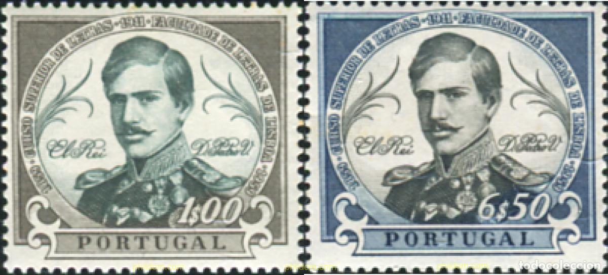 Sellos: 125447 MNH PORTUGAL 1961 CENTENARIO DE LA FACULTAD DE LETRAS DE LISBOA