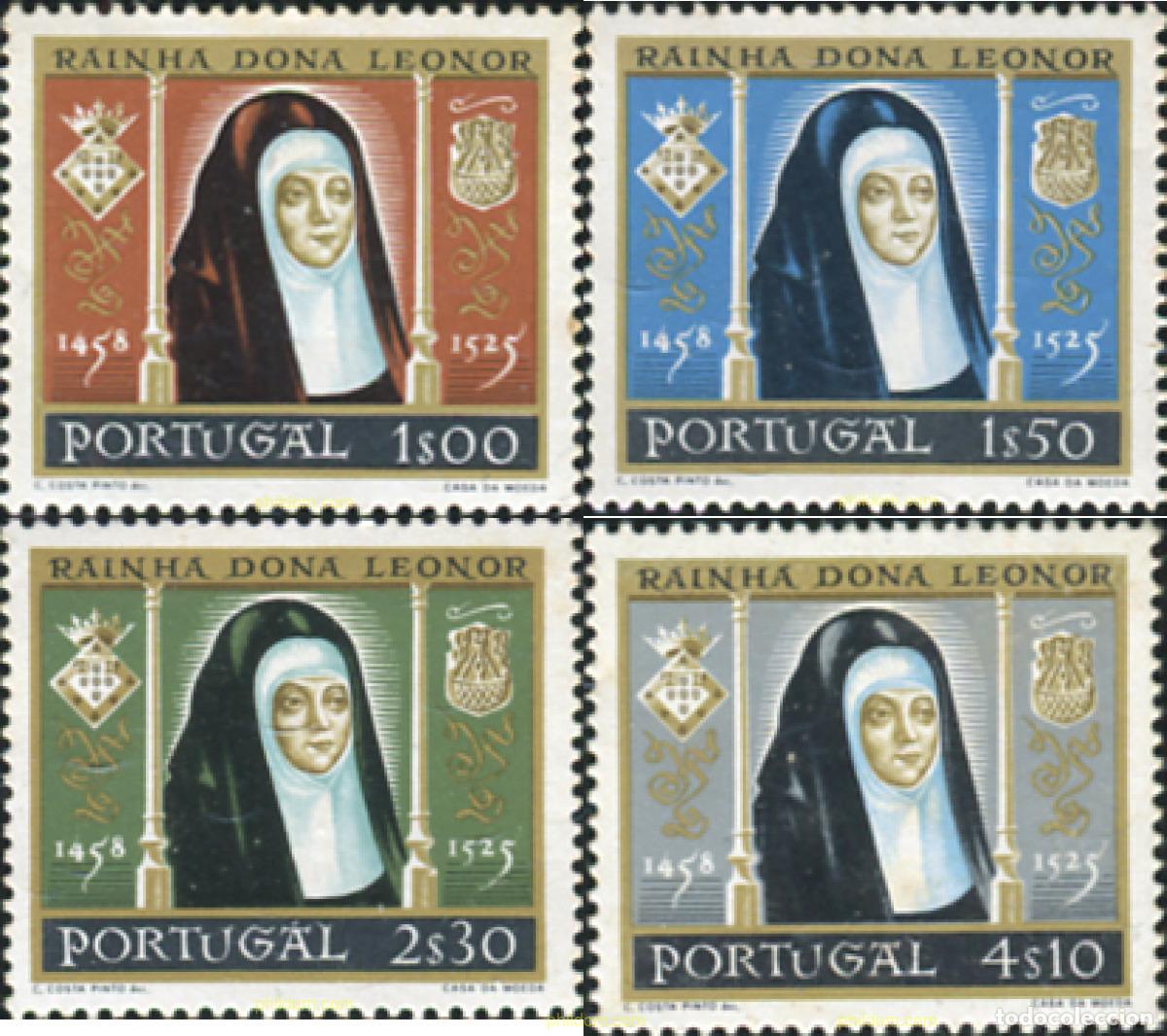 Sellos: 125433 MNH PORTUGAL 1958 5 CENTENARIO DEL NACIMIENTO DE LA REINA LEONOR