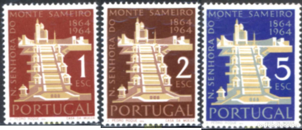 Sellos: 125459 MNH PORTUGAL 1964 CENTENARIO DEL SANTUARIO DE SAMEIRO, EN BRAGA