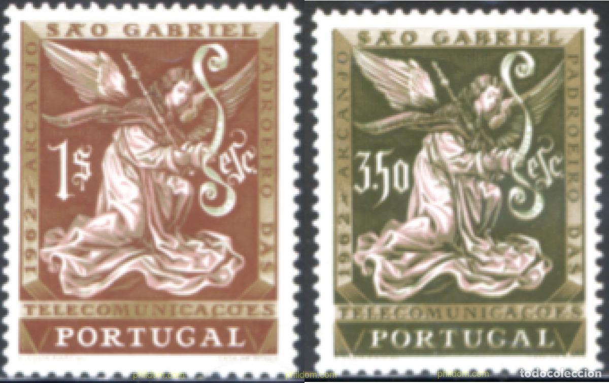 Sellos: 125451 MNH PORTUGAL 1962 SAN GABRIEL PATRON DE LAS TELECOMUNICACIONES