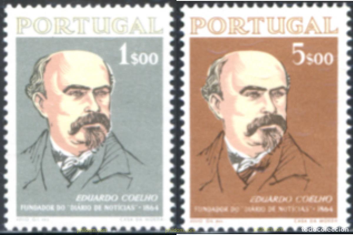 Sellos: 125461 MNH PORTUGAL 1964 CENTENARIO DEL PERIODICO &rdquo;DIARIO DE NOTICIAS&rdquo;
