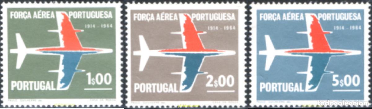 Sellos: 125475 MNH PORTUGAL 1965 50 ANIVERSARIO DE LA FUERZA AEREA NACIONAL