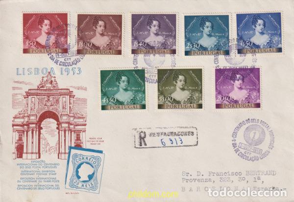 Sellos: 440574 MNH PORTUGAL 1953 DIA DEL SELLO
