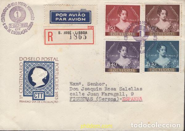 Sellos: 660378 MNH PORTUGAL 1953 DIA DEL SELLO