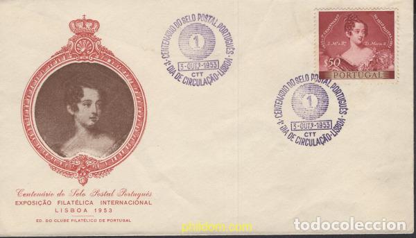 Sellos: 660380 MNH PORTUGAL 1953 DIA DEL SELLO
