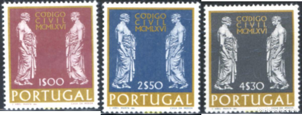 Sellos: 125498 MNH PORTUGAL 1967 NUEVO CODIGO CIVIL