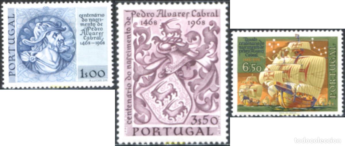 Sellos: 125537 MNH PORTUGAL 1969 5 CENTENARIO DEL NACIMIENTO DE PEDRO ALVAREZ CABRAL