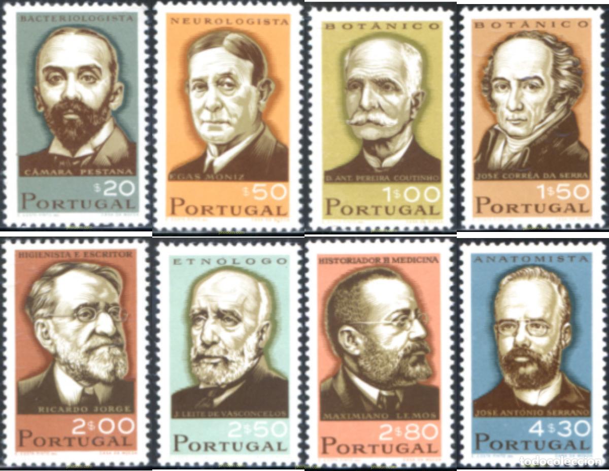 Sellos: 125482 MNH PORTUGAL 1966 PERSONAJES CELEBRES