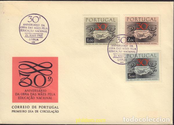 Sellos: 371037 MNH PORTUGAL 1968 30 ANIVERSARIO DE LA OBRA DE LAS MADRES PARA LA EDUCACION NACIONAL