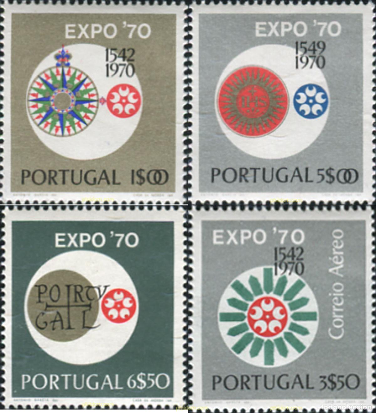 Briefmarken: 125568 MNH PORTUGAL 1970 EXPO 70. EXPOSICION UNIVERSAL DE OSAKA