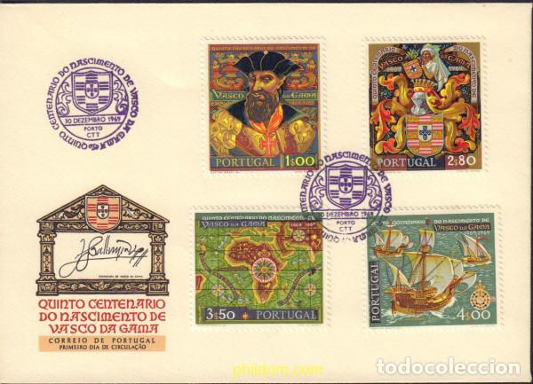 Briefmarken: 440637 MNH PORTUGAL 1969 500 ANIVERSARIO DEL NACIMIENTO DE VASCO DE GAMA