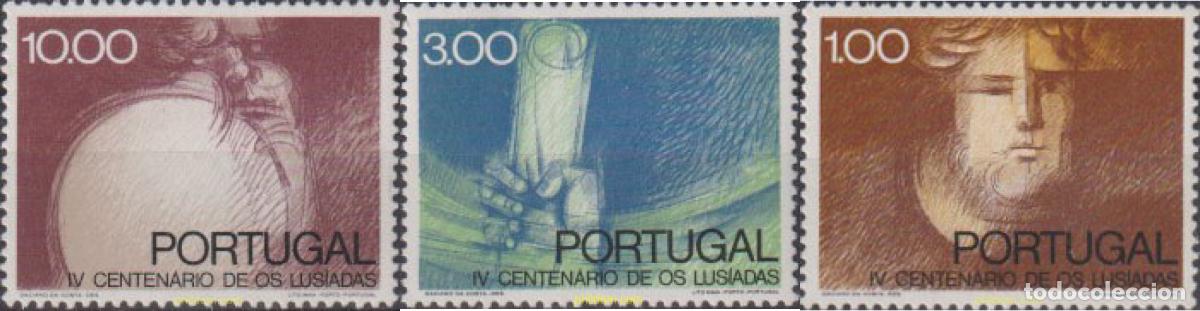 Sellos: 125606 MNH PORTUGAL 1972 4 CENTENARIO DEL POEMA OS LUSIADAS DE LUIS DE CAMOENS