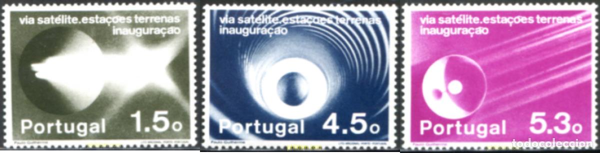 Sellos: 125635 MNH PORTUGAL 1974 COMUNICACION POR SATELITE