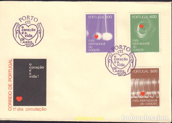 Sellos: 440652 MNH PORTUGAL 1972 MES MUNDIAL DEL CORAZON
