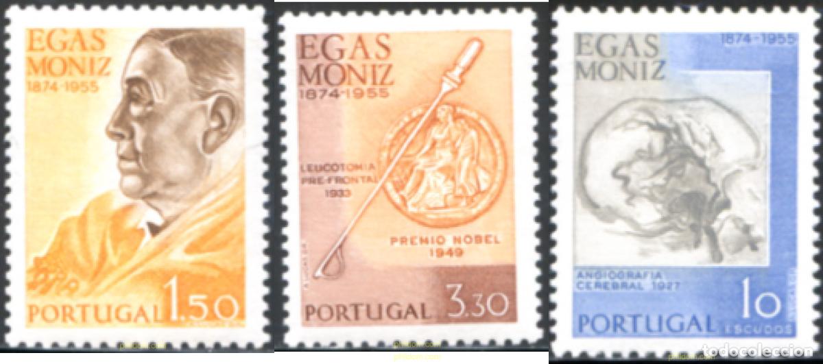 Sellos: 125657 MNH PORTUGAL 1974 CENTENARIO DEL NACIMIENTO DE EGAS MONIZ