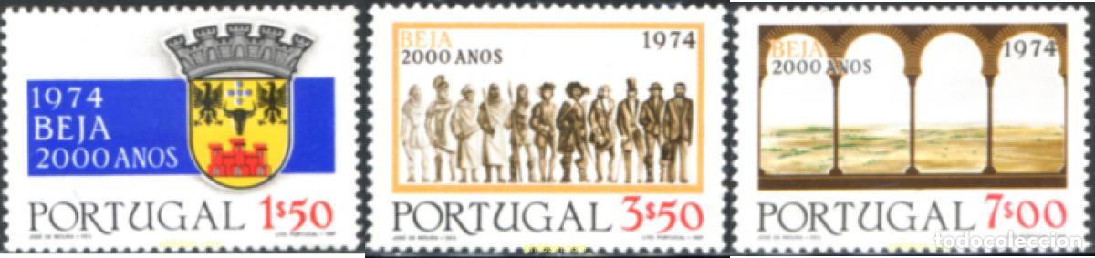 Sellos: 125650 MNH PORTUGAL 1974 20 SIGLOS DE HISTORIA DE LA VILLA DE BEJA
