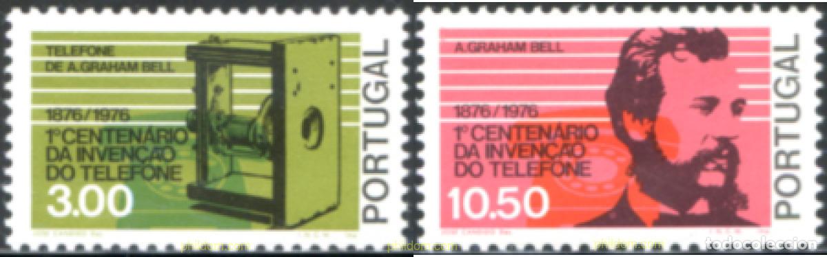Sellos: 125673 MNH PORTUGAL 1976 CENTENARIO DE LA PRIMERA CONVERSACION TELEFONICA