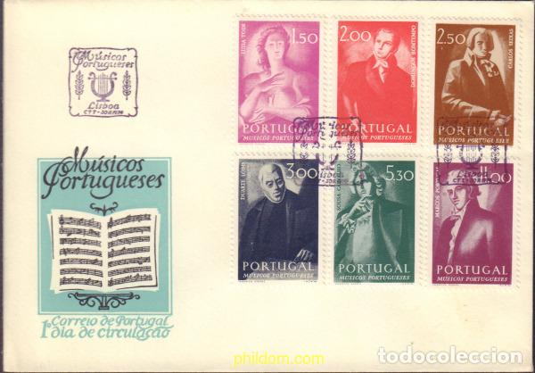 Sellos: 440666 MNH PORTUGAL 1974 MUSICOS PORTUGESES