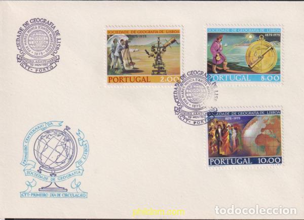 Sellos: 440674 MNH PORTUGAL 1975 CENTENARIO DE LA SOCIEDAD GEOGRAFICA