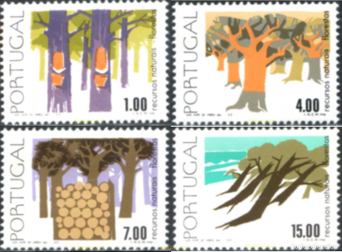 Sellos: 125696 MNH PORTUGAL 1977 RECURSOS NATURALES DEL BOSQUE