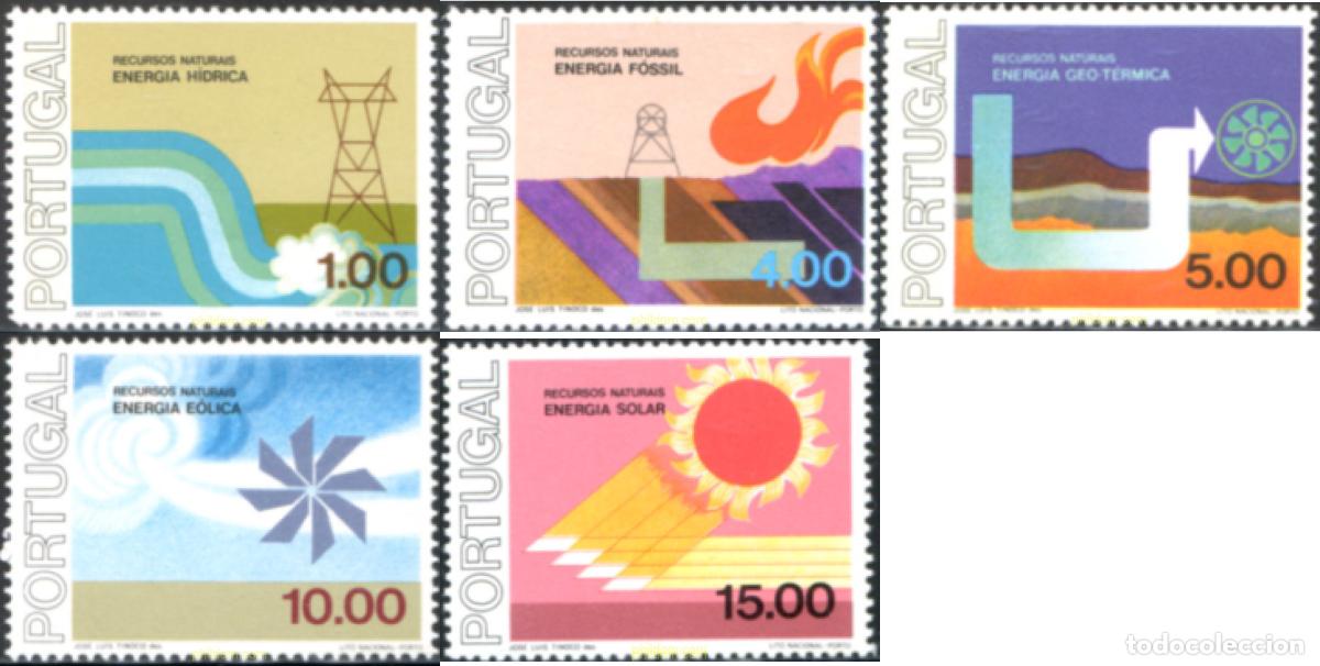 Briefmarken: 125688 MNH PORTUGAL 1976 LA ENERGIA