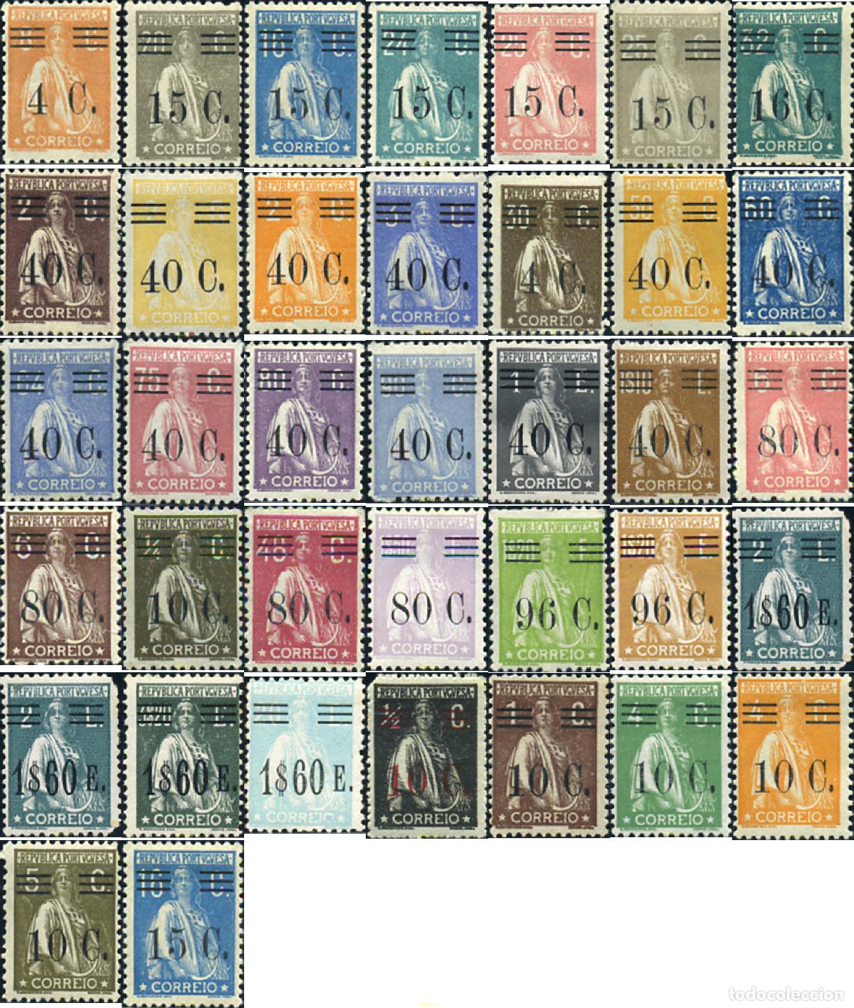 Briefmarken: 353553 HINGED PORTUGAL 1928 CERES