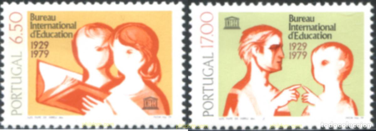 Timbres: 125726 MNH PORTUGAL 1979 50 ANIVERSARIO DE LA OFICINA INTERNACIONAL DE EDUCACION