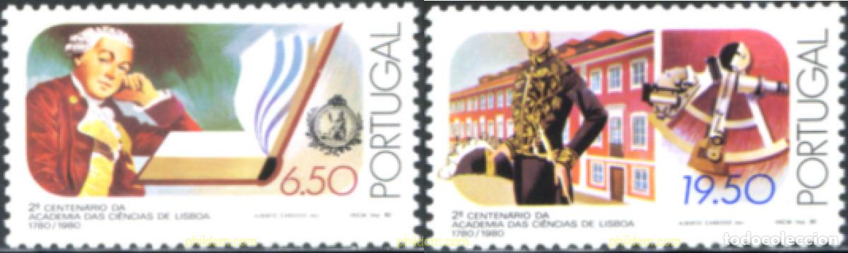 Timbres: 125753 MNH PORTUGAL 1980 BICENTENARIO DE LA ACADEMIA DE CIENCIAS DE LISBOA
