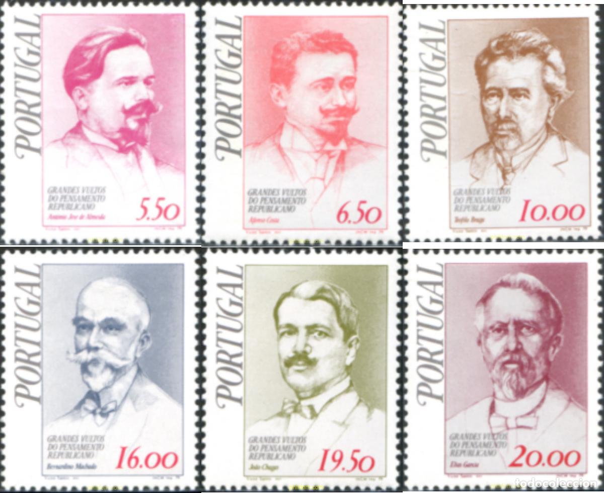 Timbres: 125728 MNH PORTUGAL 1979 FIGURAS EMINENTES DEL PENSAMIENTO REPUBLICANO