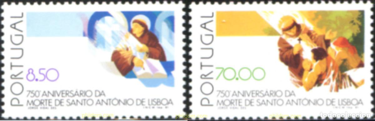 Stamps: 125771 MNH PORTUGAL 1981 750 ANIVERSARIO DE LA MUERTE DE SAN ANTONIO DE LISBOA