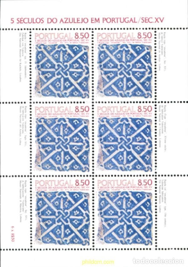 Stamps: 140705 MNH PORTUGAL 1981 5 SIGLOS DE AZULEJOS