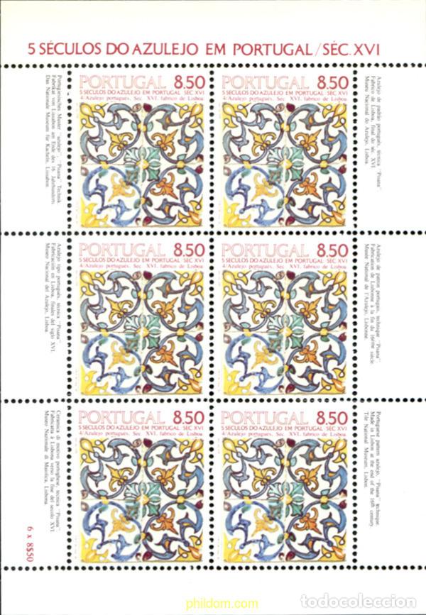 Stamps: 140719 MNH PORTUGAL 1981 5 SIGLOS DE AZULEJOS