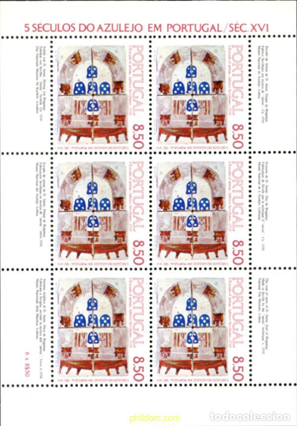 Stamps: 140712 MNH PORTUGAL 1981 5 SIGLOS DE AZULEJOS