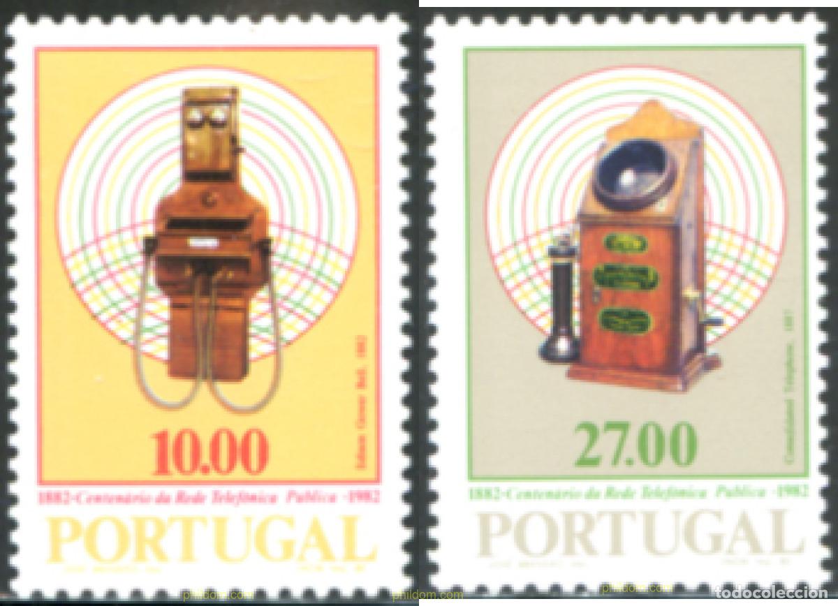 Sellos: 125795 MNH PORTUGAL 1982 CENTENARIO DEL TELEFONO
