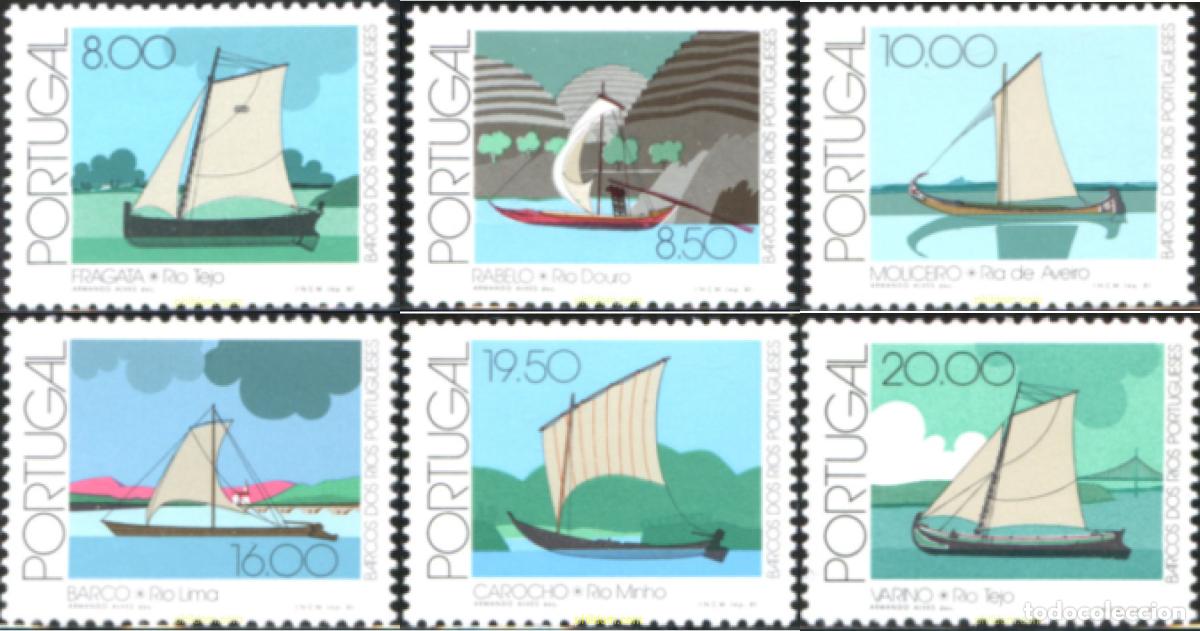 Sellos: 125764 MNH PORTUGAL 1981 BARCAS DE LAS RIVERAS PORTUGESAS