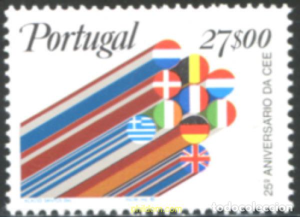 Sellos: 125791 MNH PORTUGAL 1982 25 ANIVERSARIO DE LA COMUNIDAD ECONOMICA EUROPEA