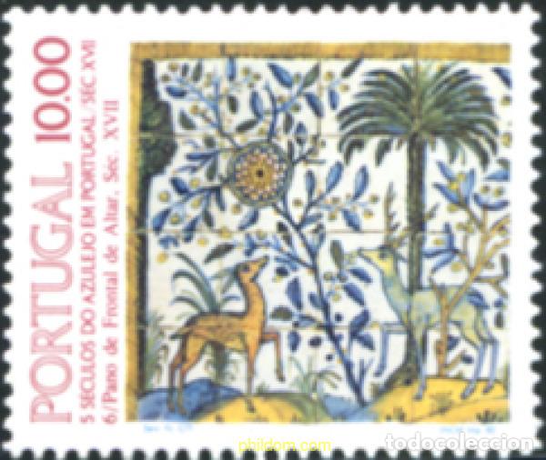 Sellos: 125801 MNH PORTUGAL 1982 5 SIGLOS DE AZULEJOS