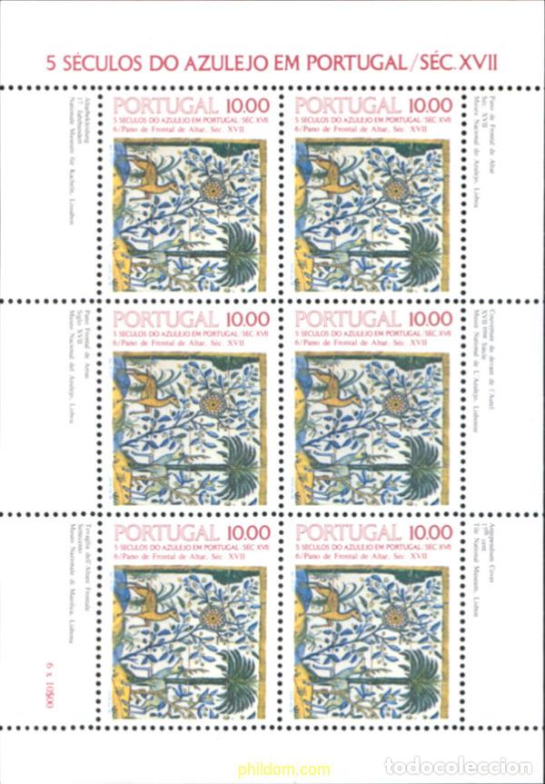 Sellos: 172766 MNH PORTUGAL 1982 5 SIGLOS DE AZULEJOS