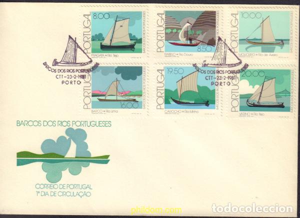Sellos: 440726 MNH PORTUGAL 1981 BARCAS DE LAS RIVERAS PORTUGESAS