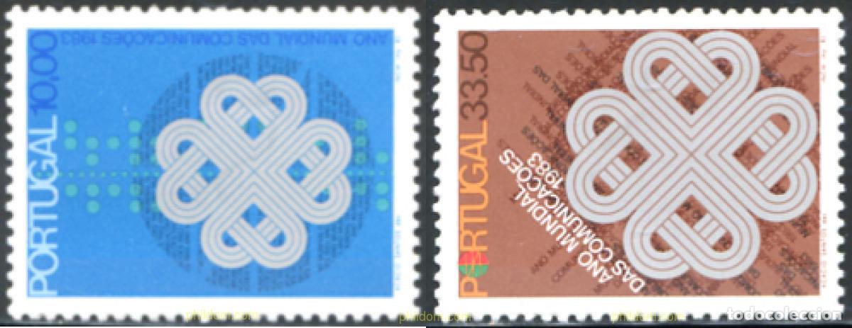 Sellos: 125815 MNH PORTUGAL 1983 A&Ntilde;O MUNDIAL DE LAS COMUNICACIONES