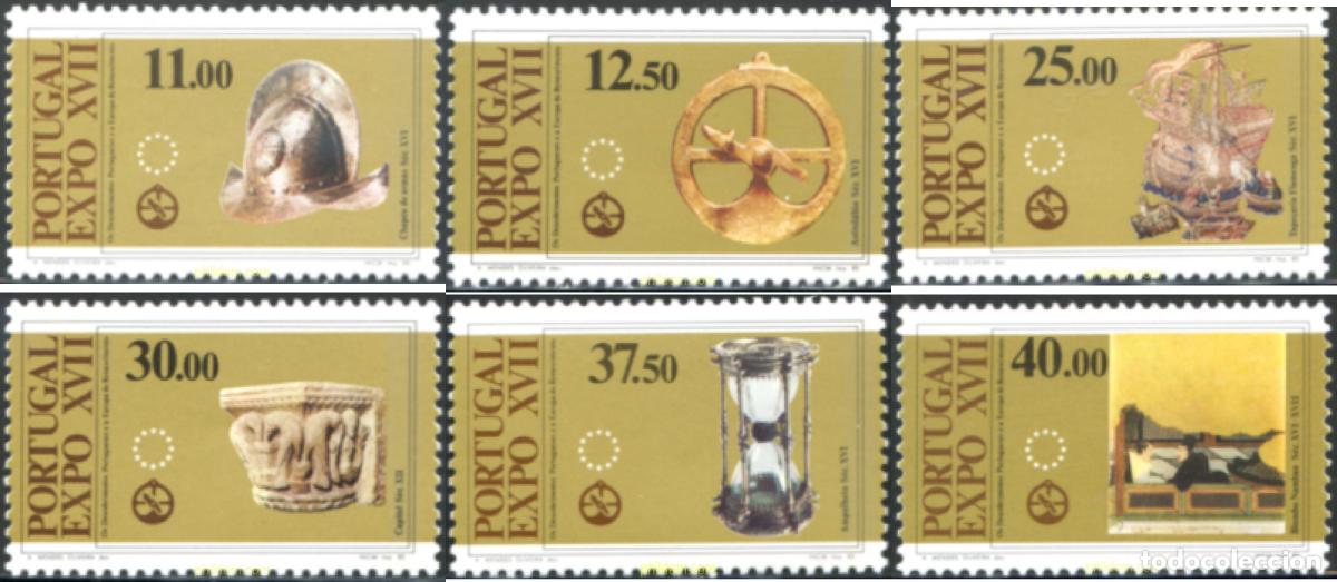 Sellos: 125828 MNH PORTUGAL 1983 EXPO XVII. EXPOSICION EUROPEA DE ARTE, CIENCIA Y CULTURA