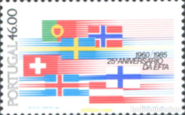 Stamps: 125863 MNH PORTUGAL 1985 25 ANIVERSARIO DE LA ASOCIACION EUROPEA DEL LIBRE COMERCIO
