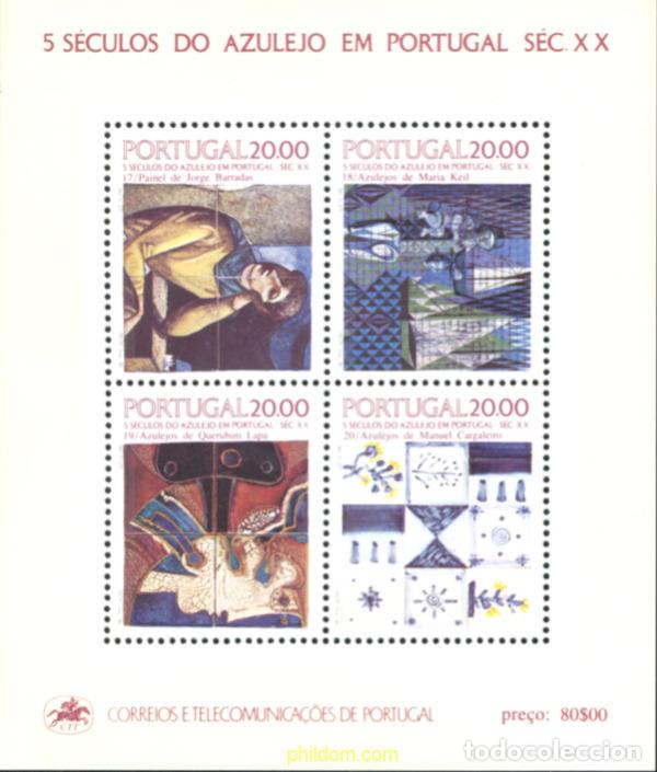 Stamps: 125869 MNH PORTUGAL 1985 5 SIGLOS DE AZULEJOS