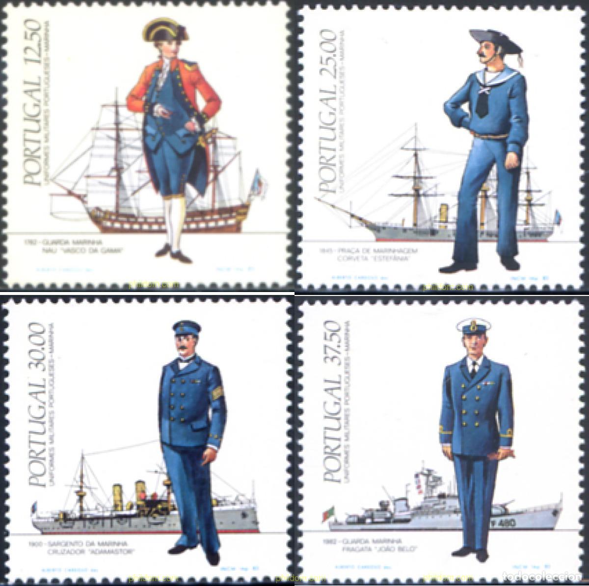 Stamps: 140757 MNH PORTUGAL 1983 UNIFORMES MILITARES PORTUGESES